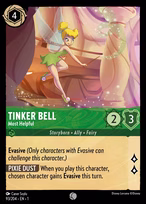 Tinker Bell Lorcana card