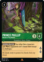Prince Phillip Lorcana card