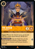 The Queen Lorcana card