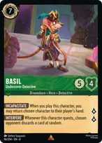 Basil Lorcana card