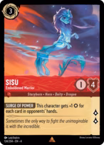 Sisu Lorcana card