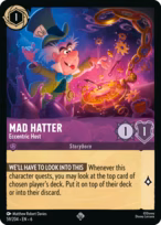 Mad Hatter Lorcana card
