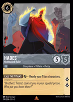 Hades Lorcana card