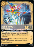 Robin Hood Lorcana card