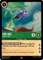 Cri-Kee Lorcana card
