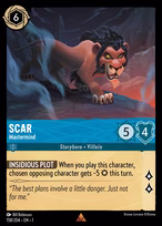 Scar Lorcana card