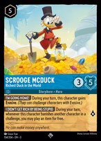 Scrooge McDuck Lorcana card