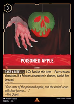 Poisoned Apple Lorcana card
