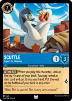 Scuttle Lorcana card