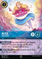Alice Lorcana card