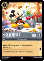 Mickey Mouse Lorcana card
