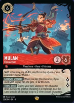 Mulan Lorcana card