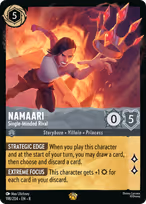 Namaari Lorcana card