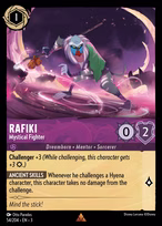 Rafiki Lorcana card