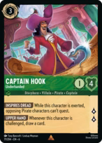 Captain Hook Lorcana card