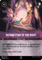 Second Star to the Right Lorcana card