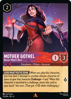 Mother Gothel Lorcana card