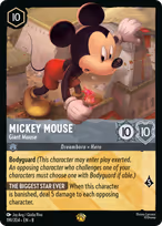 Mickey Mouse Lorcana card