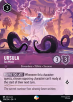 Ursula Lorcana card