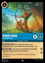 Robin Hood Lorcana card