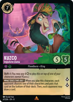 Kuzco Lorcana card