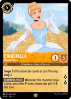 Cinderella Lorcana card