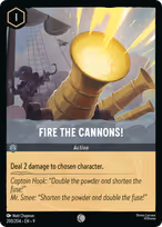 Fire the Cannons! Lorcana card