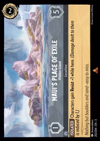 Maui's Place of Exile Lorcana card