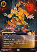 Goofy Lorcana card
