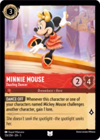 Minnie Mouse Lorcana card