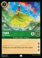 Tiana Lorcana card