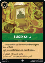 Sudden Chill Lorcana card