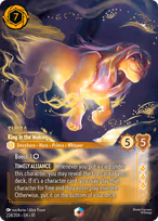 Simba Lorcana card