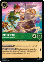 Peter Pan Lorcana card