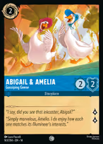 Abigail & Amelia - Gossiping Geese