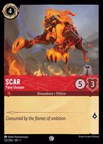 Scar Lorcana card