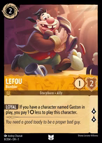 LeFou Lorcana card