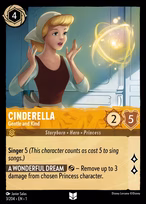 Cinderella Lorcana card