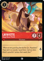 Lafayette Lorcana card