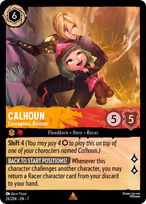Calhoun Lorcana card