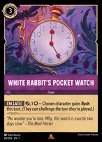 White Rabbit's Pocket Watch Lorcana card