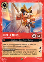 Mickey Mouse Lorcana card