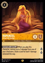 Rapunzel Lorcana card