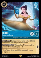 Belle Lorcana card