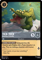 Tick-Tock Lorcana card
