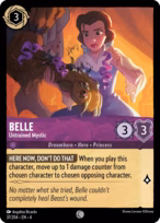 Belle Lorcana card