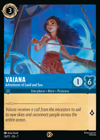 Moana Lorcana card