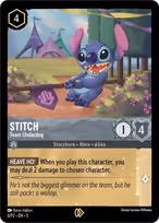 Stitch Lorcana card