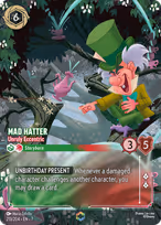 Mad Hatter Lorcana card