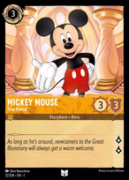 Mickey Mouse Lorcana card